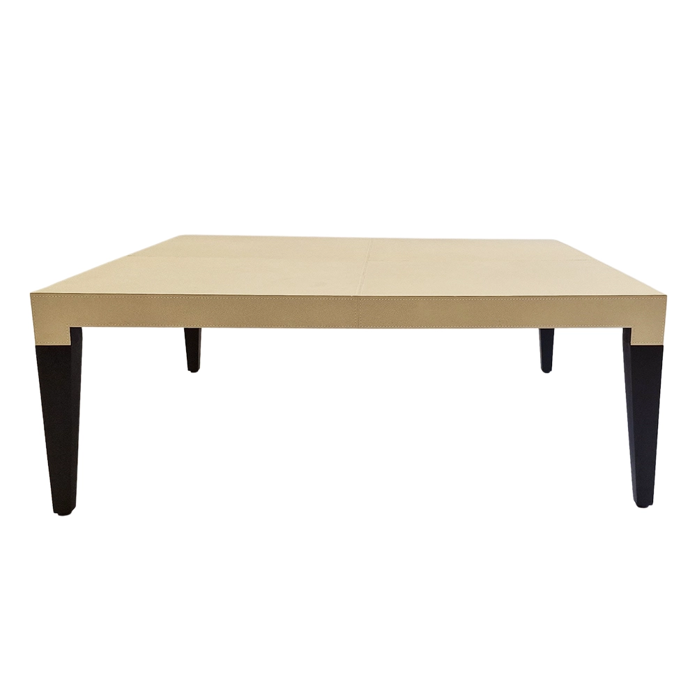 classic coffee table pumice leather 4