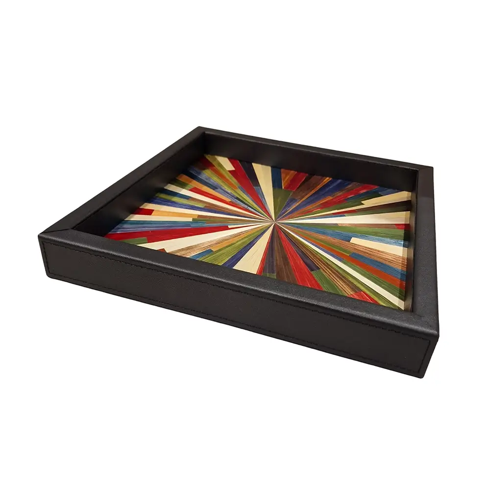 straw tray star burst marquetty side