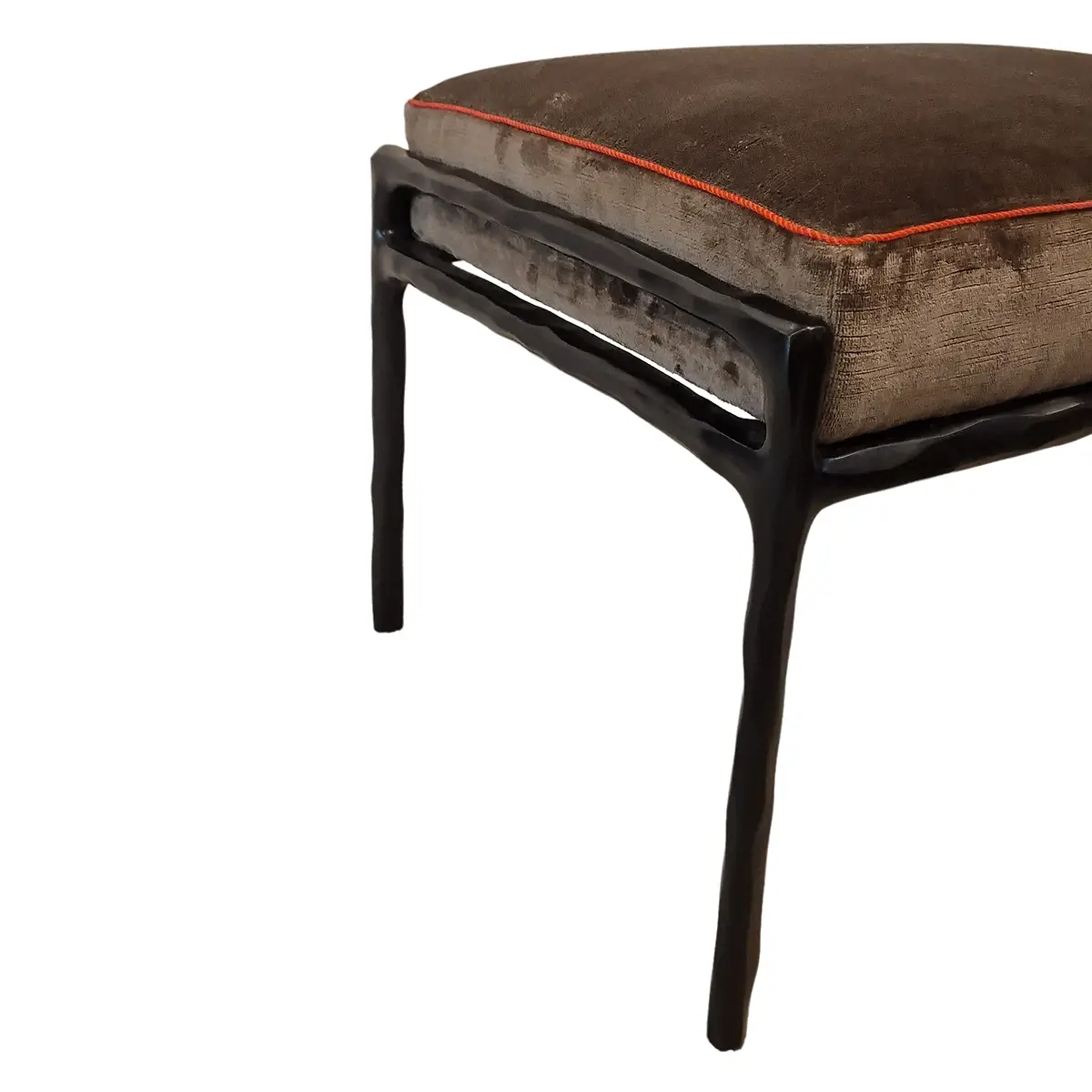 detailed bronze forged stool nera