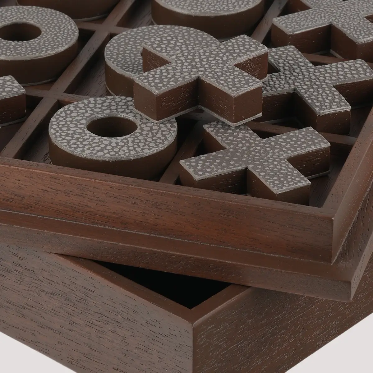 luxury tic tac toe box pumice leather