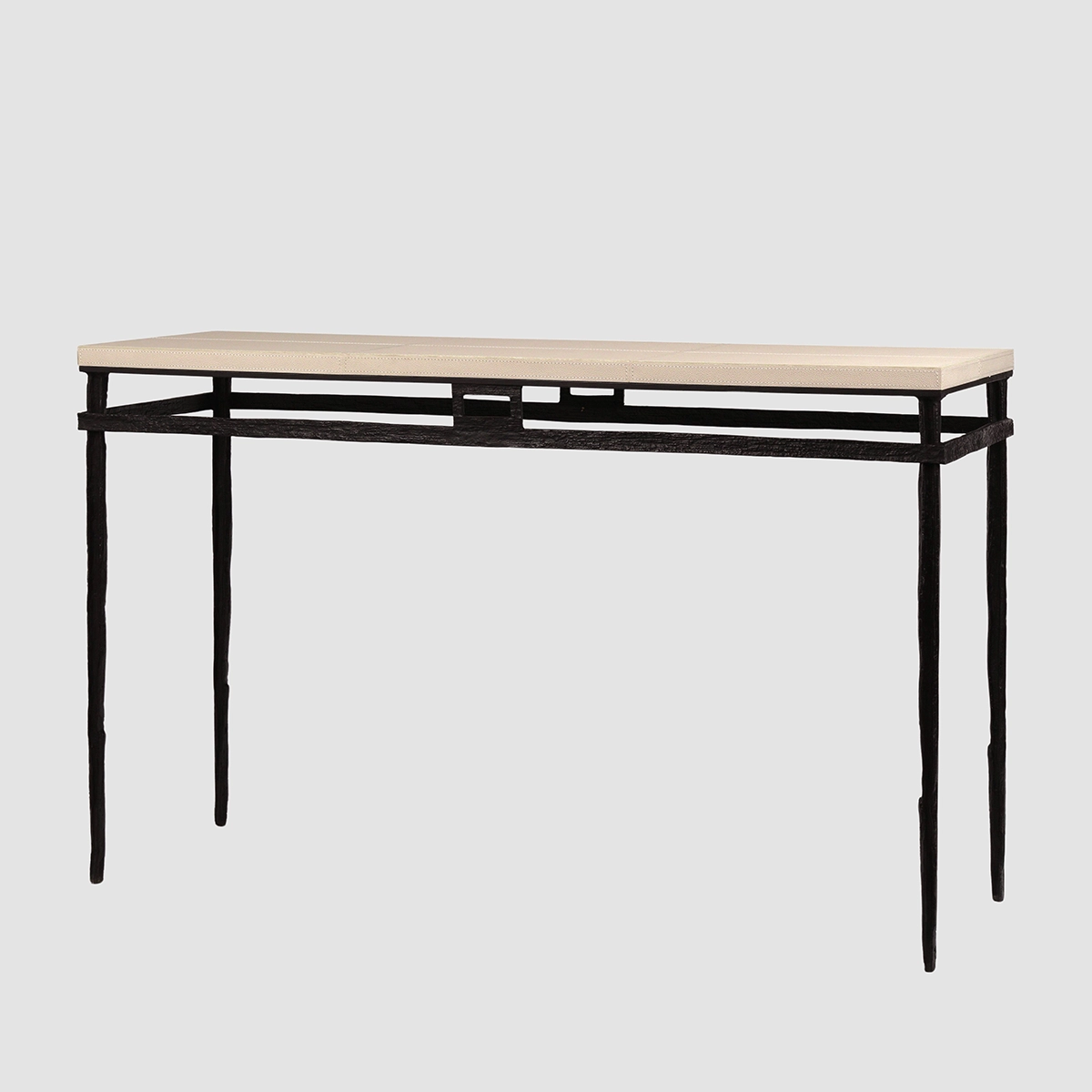 side wode console bronze nera pumice leather
